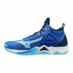 foto BLACK FRIDAY MIZUNO MOMENTUM 3 MID PARIS MUGEN BLUE WHITE