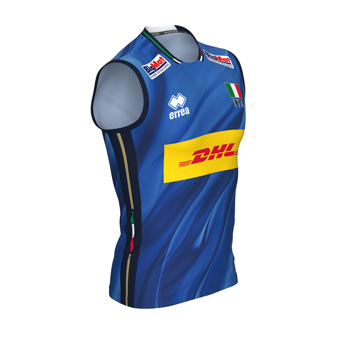 ERREA' MAGLIA NAZIONALE ITALIANA OFFICIAL UOMO FLAG BOX AZZURRO BLU