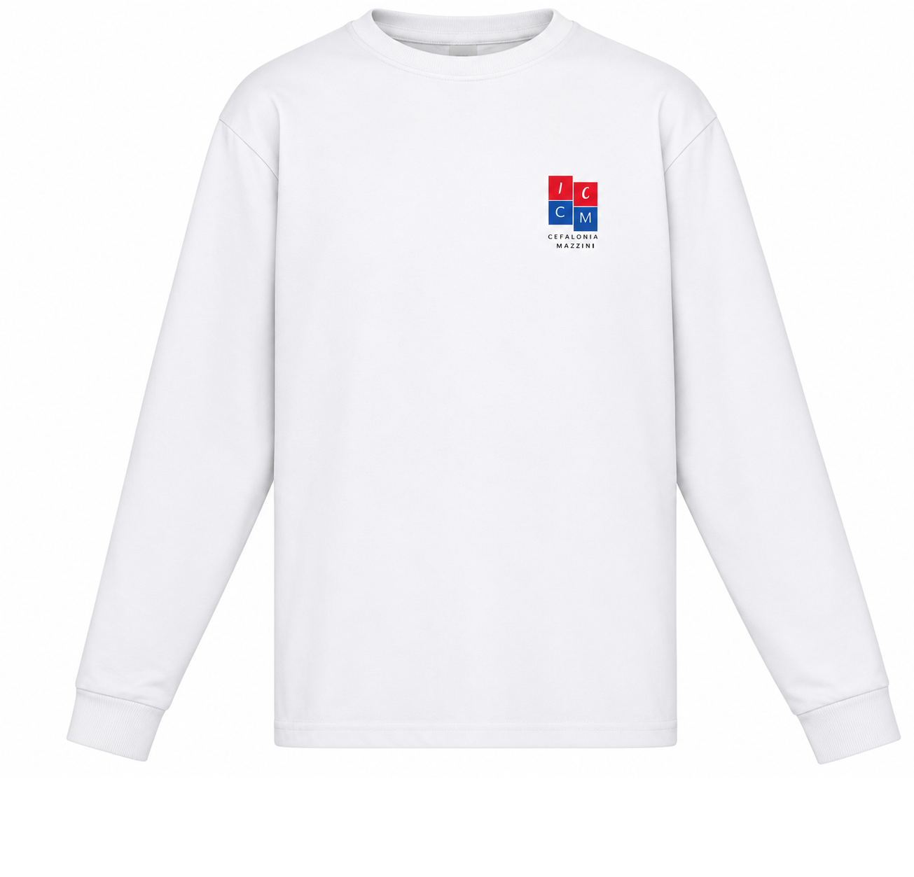 T SHIRT BIANCA MANICHE LUNGHE