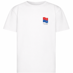 foto T SHIRT BIANCA MANICHE CORTE